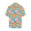 Donut Pattern Print Design DN01 Men Hawaiian Shirt-JorJune