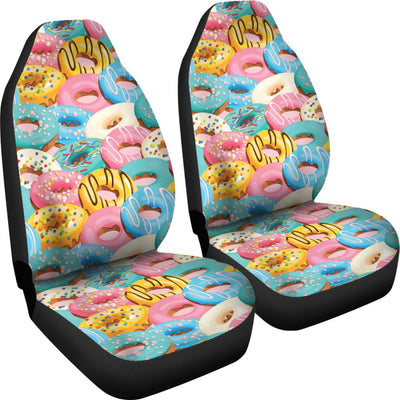 Donut Pattern Print Design DN01 Universal Fit Car Seat Covers