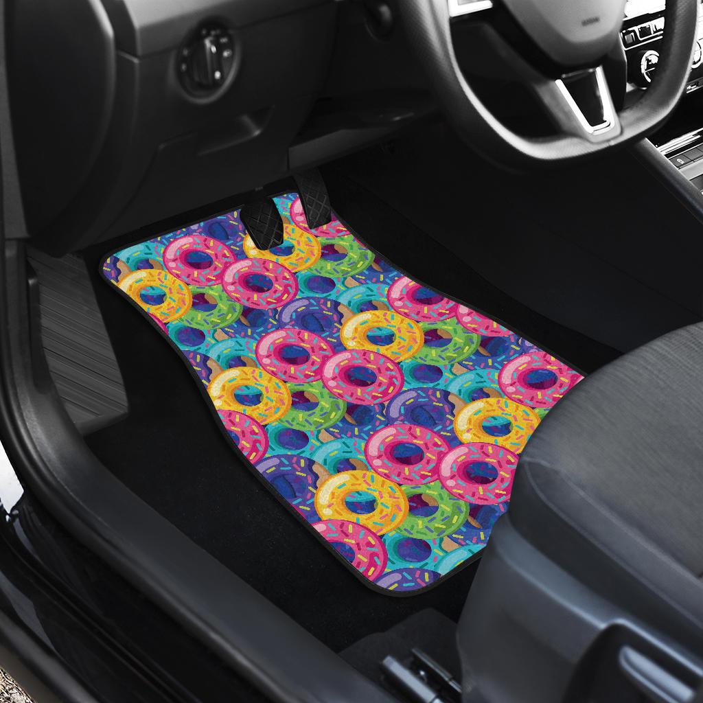 Donut Pattern Print Design DN010 Car Floor Mats-JorJune