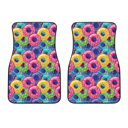 Donut Pattern Print Design DN010 Car Floor Mats-JorJune