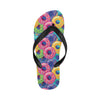 Donut Pattern Print Design DN010 Flip Flops-JorJune