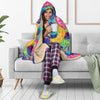 Donut Pattern Print Design DN010 Hooded Blanket-JORJUNE.COM