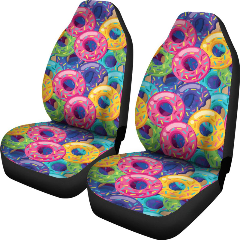 Donut Pattern Print Design DN010 Universal Fit Car Seat Covers