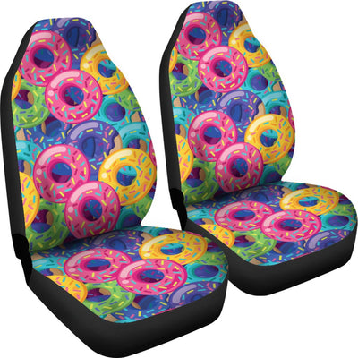 Donut Pattern Print Design DN010 Universal Fit Car Seat Covers