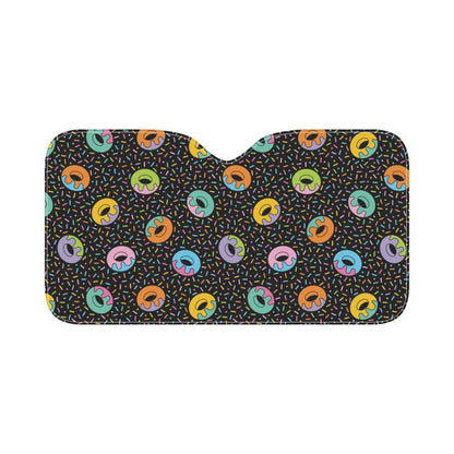 Donut Pattern Print Design DN012 Car Sun Shade-JorJune