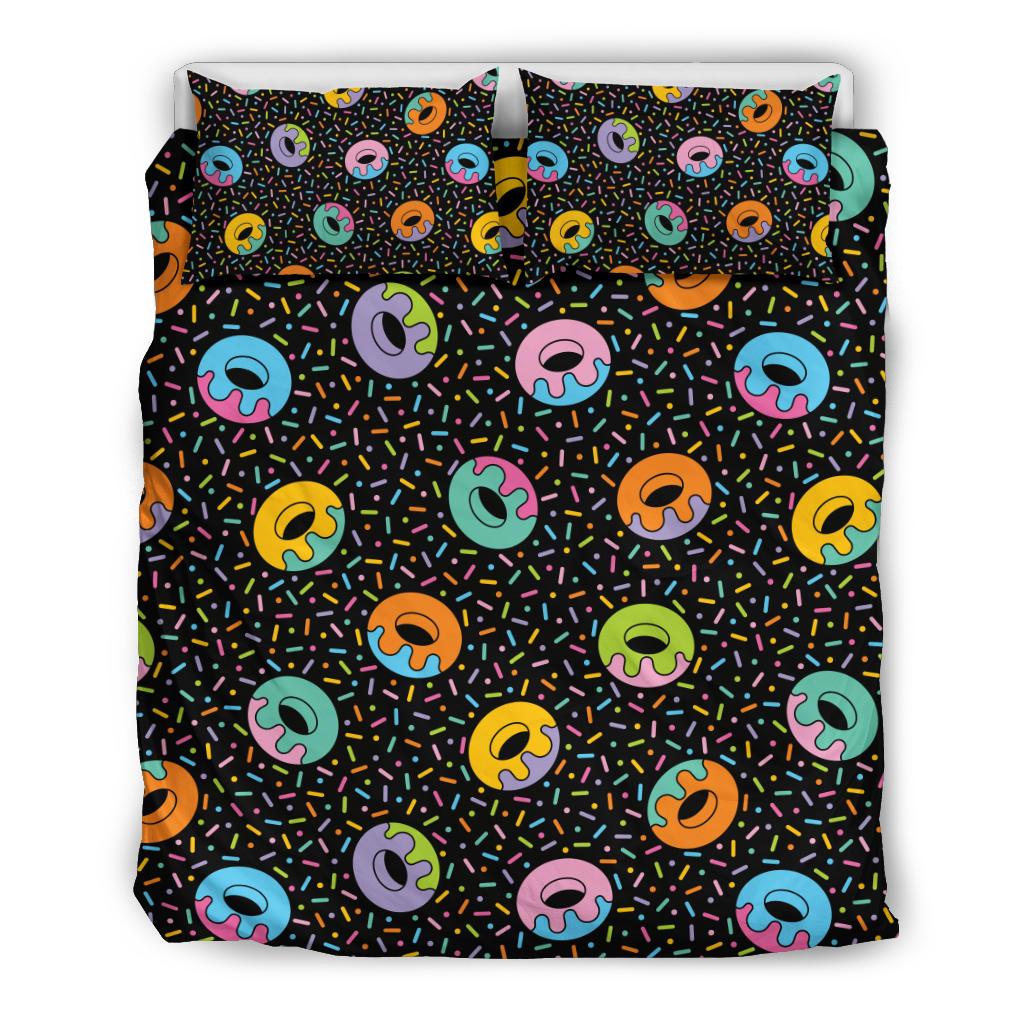 Donut Pattern Print Design DN012 Duvet Cover Bedding Set-JORJUNE.COM