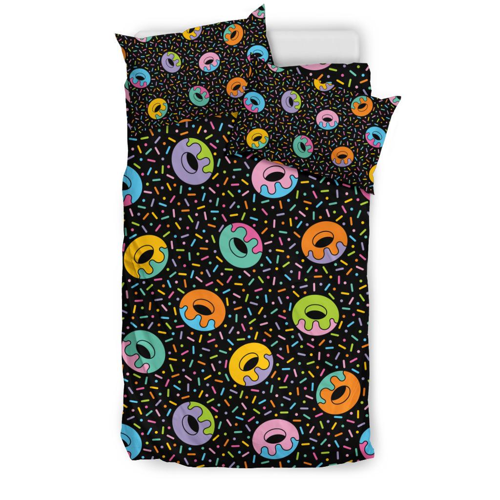 Donut Pattern Print Design DN012 Duvet Cover Bedding Set-JORJUNE.COM