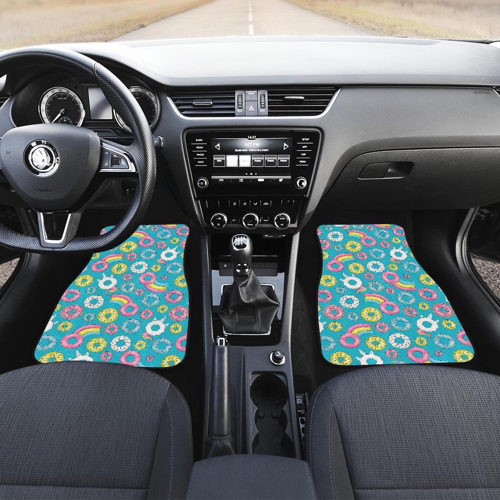 Donut Pattern Print Design DN013 Car Floor Mats-JorJune