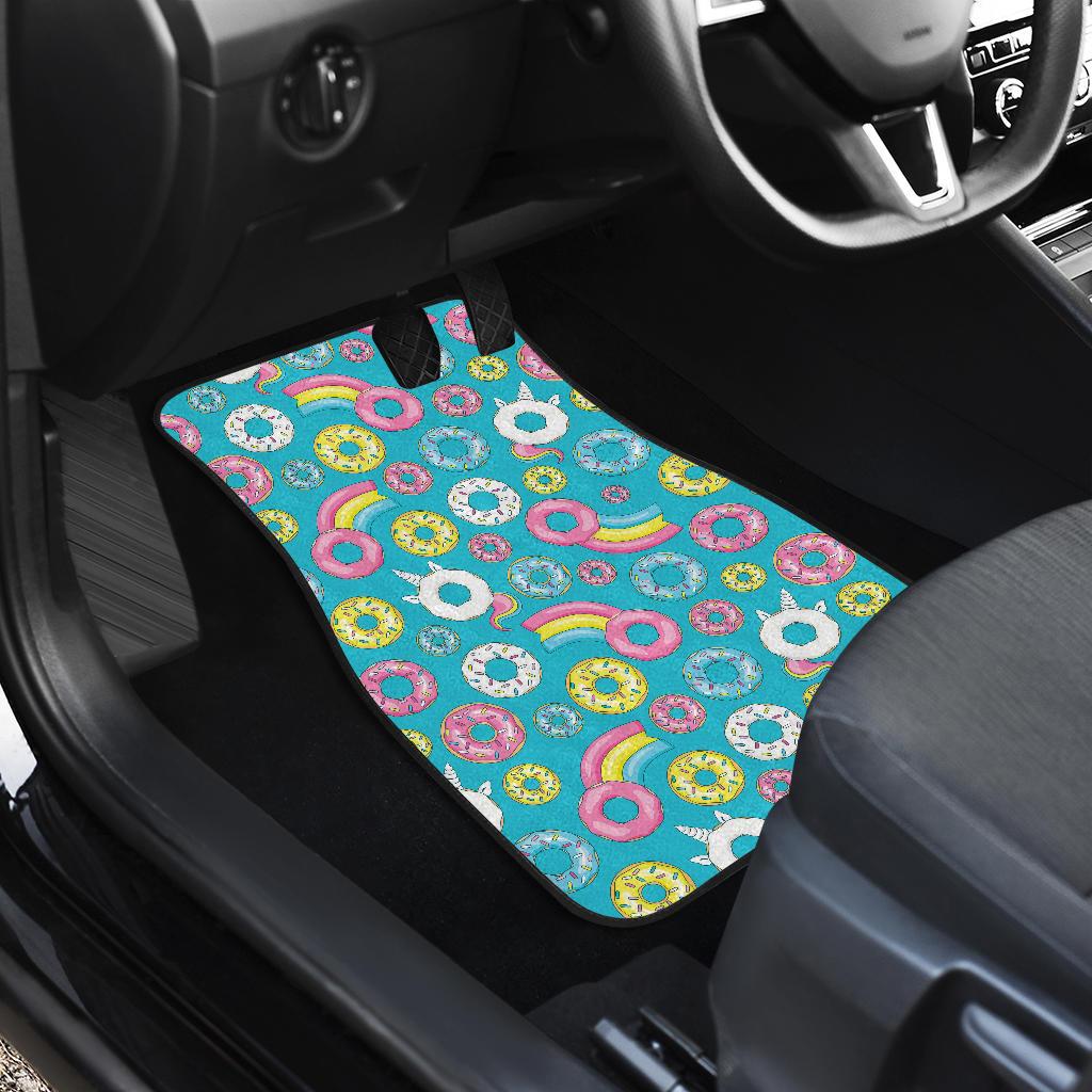 Donut Pattern Print Design DN013 Car Floor Mats-JorJune
