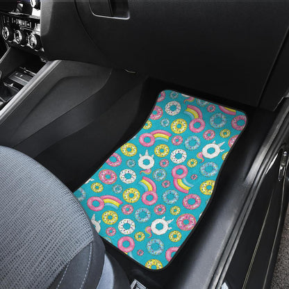 Donut Pattern Print Design DN013 Car Floor Mats-JorJune