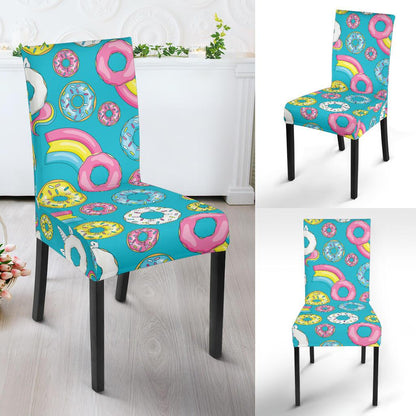 Donut Pattern Print Design DN013 Dining Chair Slipcover-JORJUNE.COM