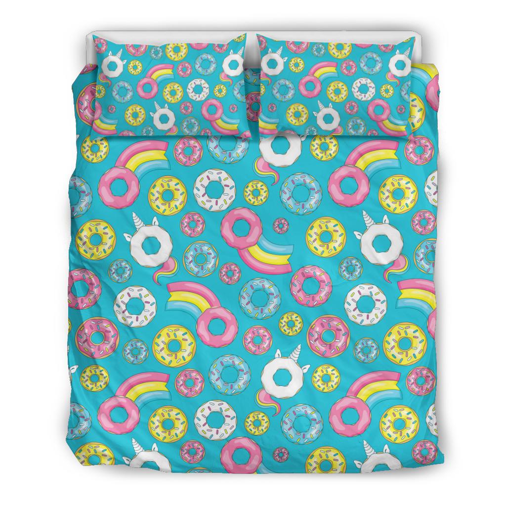 Donut Pattern Print Design DN013 Duvet Cover Bedding Set-JORJUNE.COM