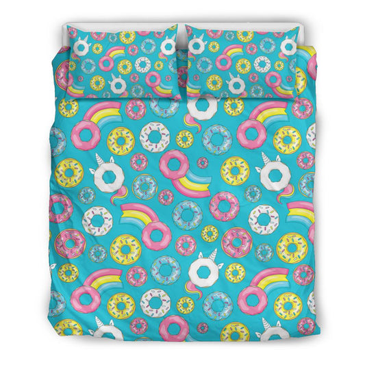 Donut Pattern Print Design DN013 Duvet Cover Bedding Set-JORJUNE.COM