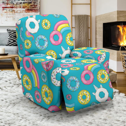 Donut Pattern Print Design DN013 Recliner Slipcover-JORJUNE.COM