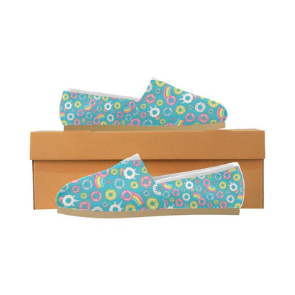 Donut Pattern Print Design DN013 Women Casual Shoes-JorJune.com