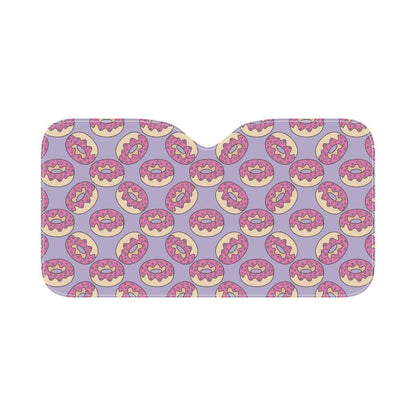 Donut Pattern Print Design DN015 Car Sun Shade-JorJune