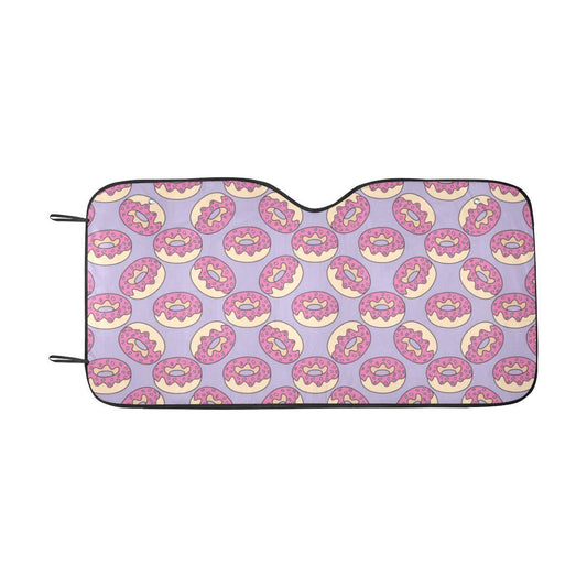 Donut Pattern Print Design DN015 Car Sun Shade-JorJune