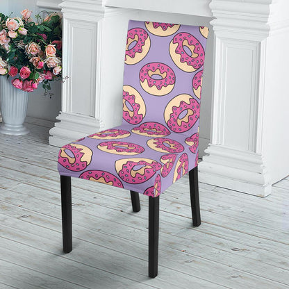 Donut Pattern Print Design DN015 Dining Chair Slipcover-JORJUNE.COM