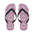 Donut Pattern Print Design DN015 Flip Flops-JorJune