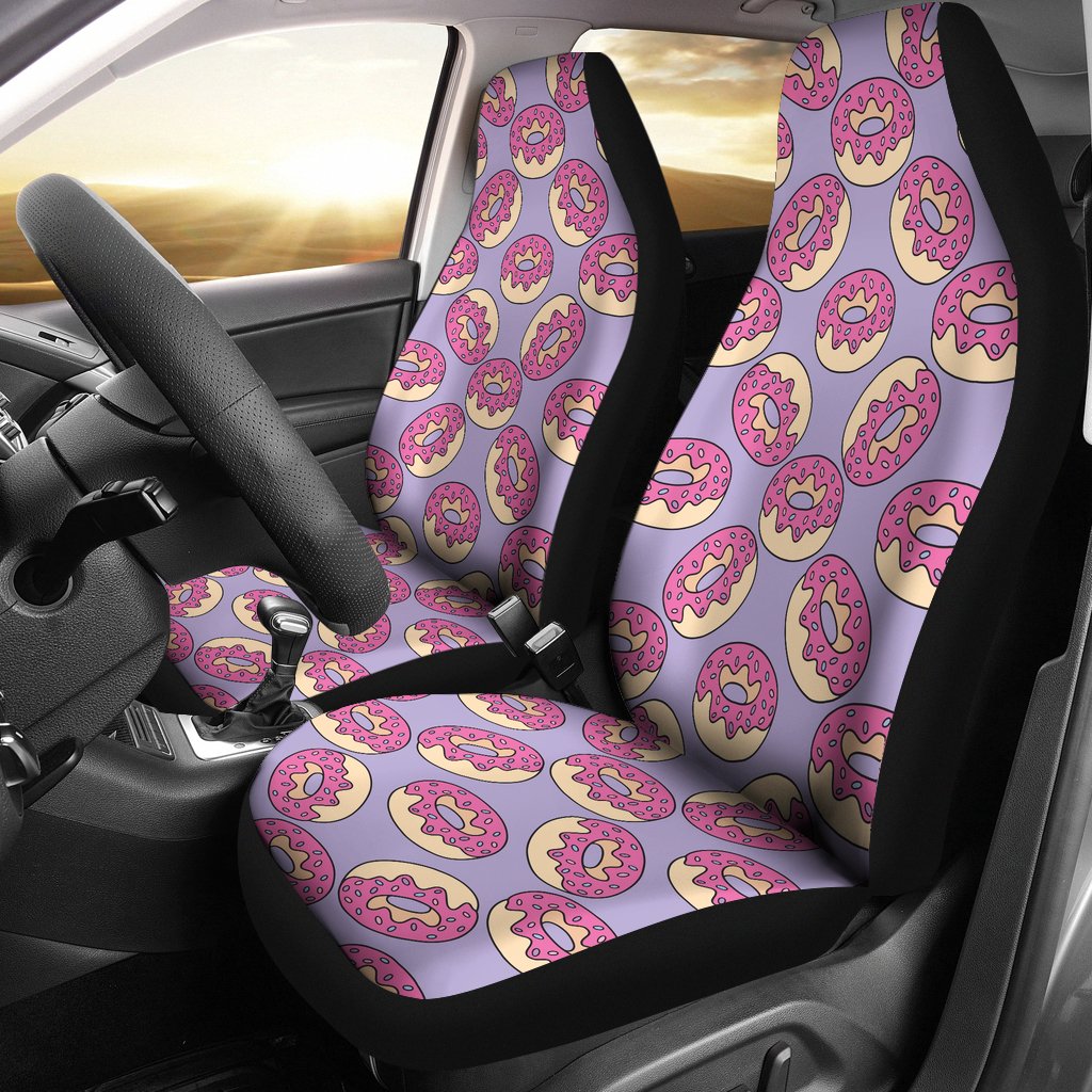 Donut Pattern Print Design DN015 Universal Fit Car Seat Covers