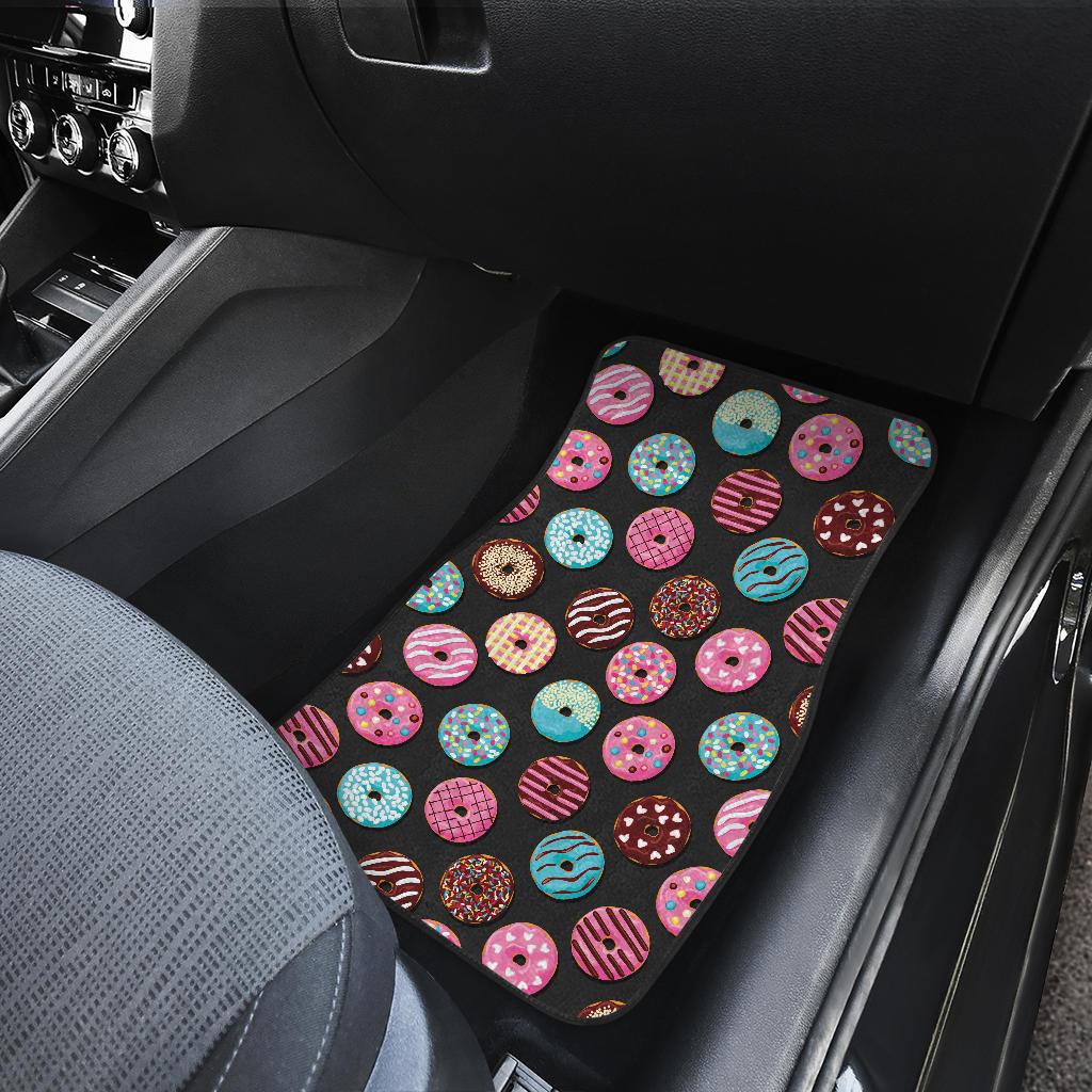 Donut Pattern Print Design DN02 Car Floor Mats-JorJune