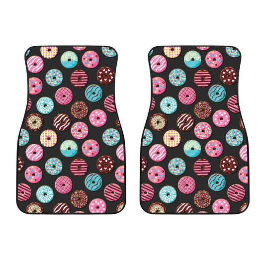 Donut Pattern Print Design DN02 Car Floor Mats-JorJune