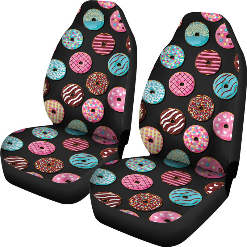 Donut Pattern Print Design DN02 Universal Fit Car Seat Covers