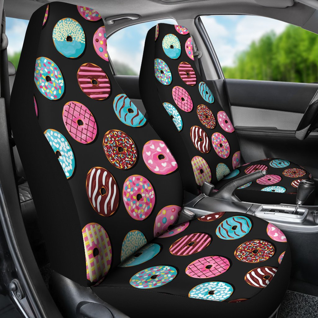 Donut Pattern Print Design DN02 Universal Fit Car Seat Covers