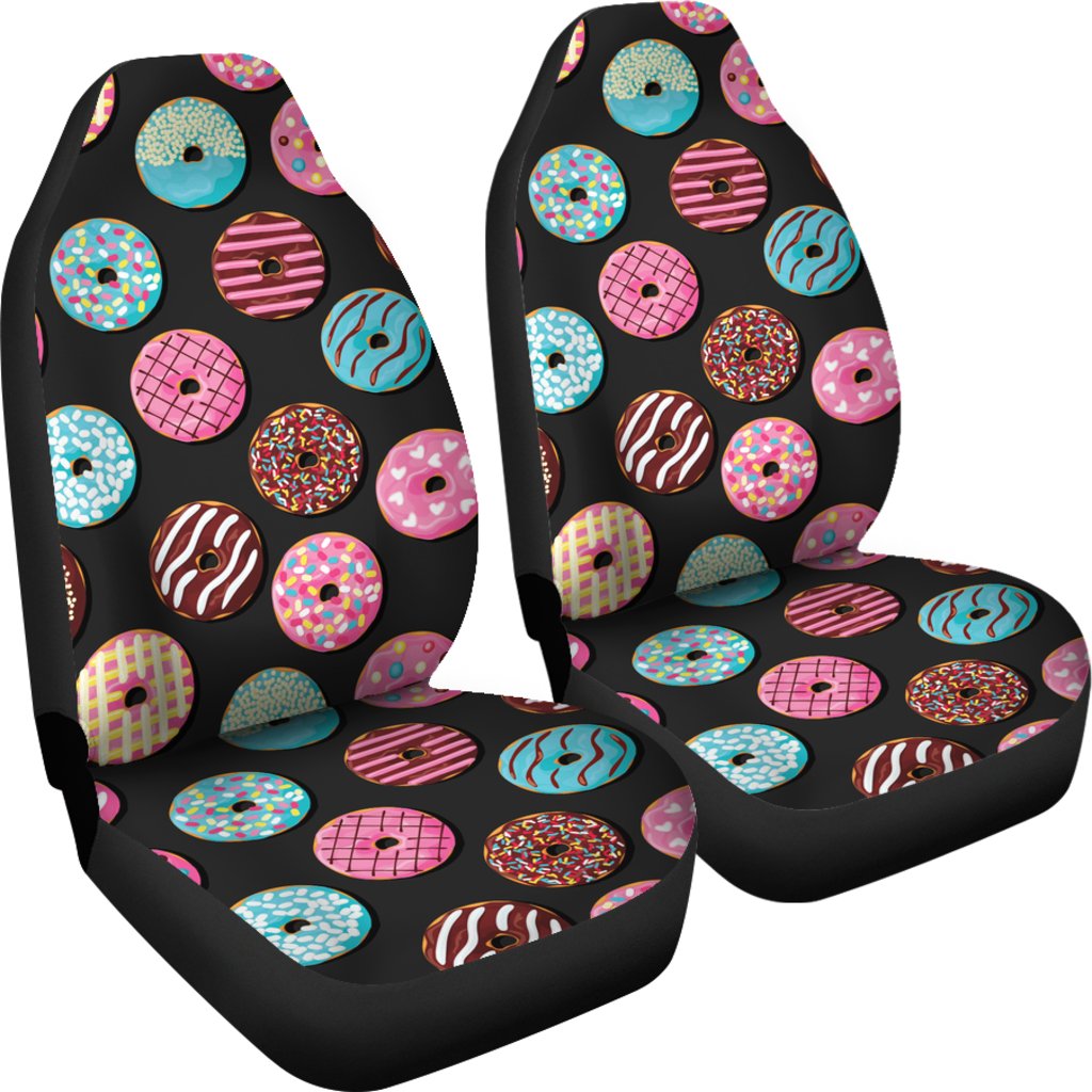 Donut Pattern Print Design DN02 Universal Fit Car Seat Covers