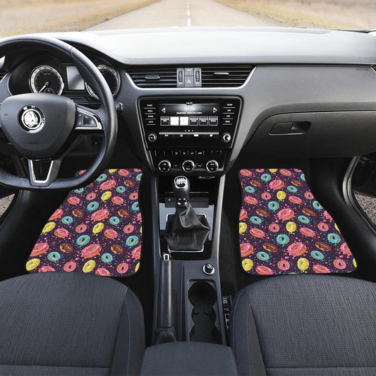 Donut Pattern Print Design DN03 Car Floor Mats-JorJune