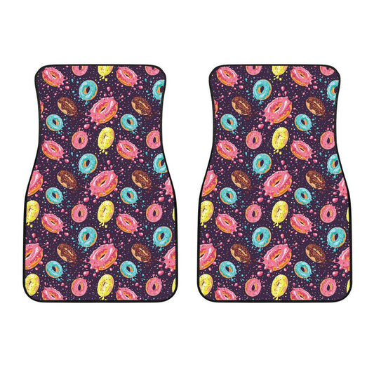 Donut Pattern Print Design DN03 Car Floor Mats-JorJune