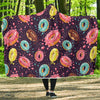 Donut Pattern Print Design DN03 Hooded Blanket-JORJUNE.COM