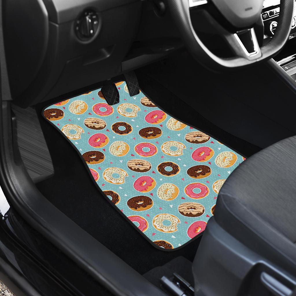 Donut Pattern Print Design DN04 Car Floor Mats-JorJune