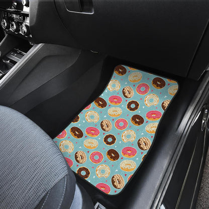 Donut Pattern Print Design DN04 Car Floor Mats-JorJune