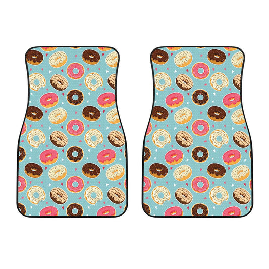 Donut Pattern Print Design DN04 Car Floor Mats-JorJune