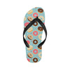 Donut Pattern Print Design DN04 Flip Flops-JorJune