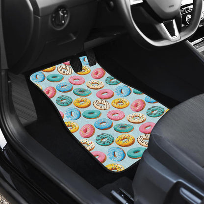 Donut Pattern Print Design DN05 Car Floor Mats-JorJune