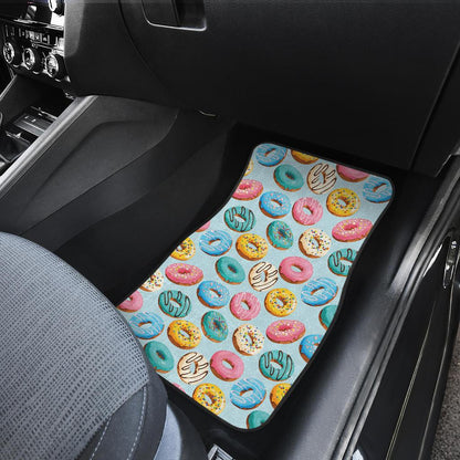Donut Pattern Print Design DN05 Car Floor Mats-JorJune