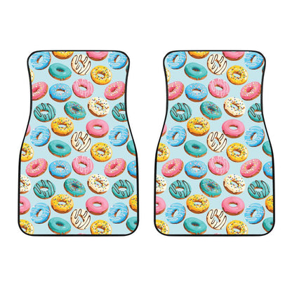 Donut Pattern Print Design DN05 Car Floor Mats-JorJune