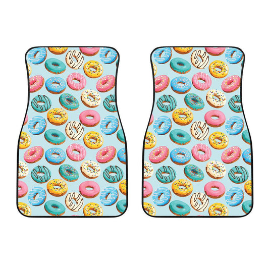 Donut Pattern Print Design DN05 Car Floor Mats-JorJune