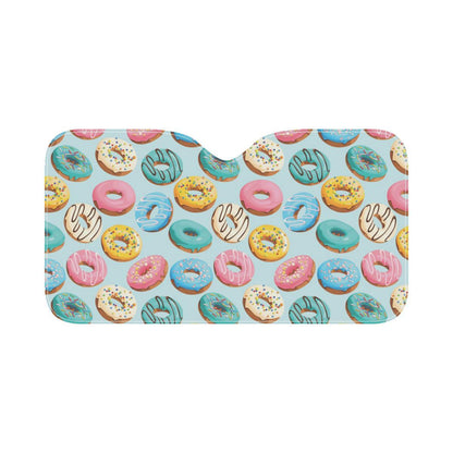 Donut Pattern Print Design DN05 Car Sun Shade-JorJune