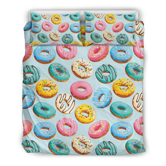 Donut Pattern Print Design DN05 Duvet Cover Bedding Set-JORJUNE.COM
