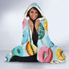 Donut Pattern Print Design DN05 Hooded Blanket-JORJUNE.COM