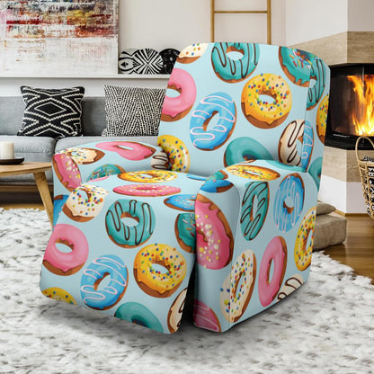 Donut Pattern Print Design DN05 Recliner Slipcover-JORJUNE.COM