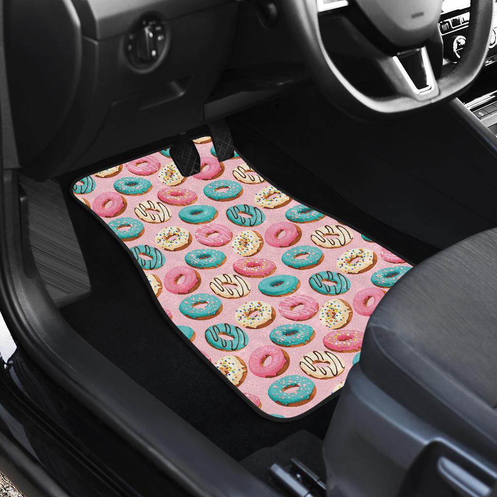 Donut Pattern Print Design DN06 Car Floor Mats-JorJune