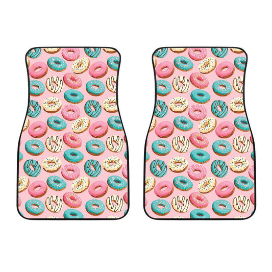 Donut Pattern Print Design DN06 Car Floor Mats-JorJune
