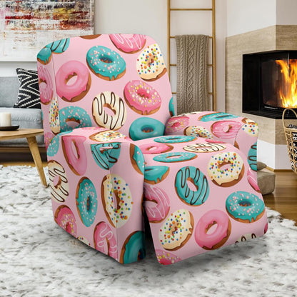 Donut Pattern Print Design DN06 Recliner Slipcover-JORJUNE.COM
