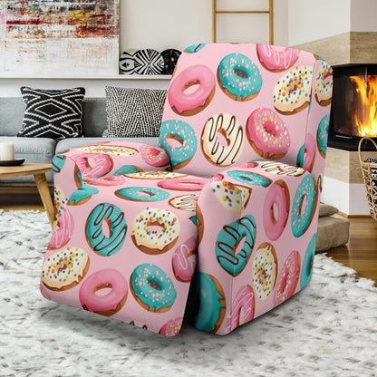 Donut Pattern Print Design DN06 Recliner Slipcover-JORJUNE.COM