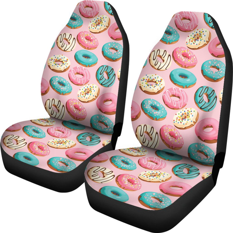 Donut Pattern Print Design DN06 Universal Fit Car Seat Covers