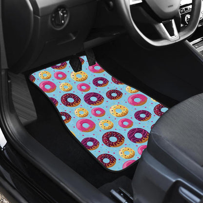 Donut Pattern Print Design DN07 Car Floor Mats-JorJune